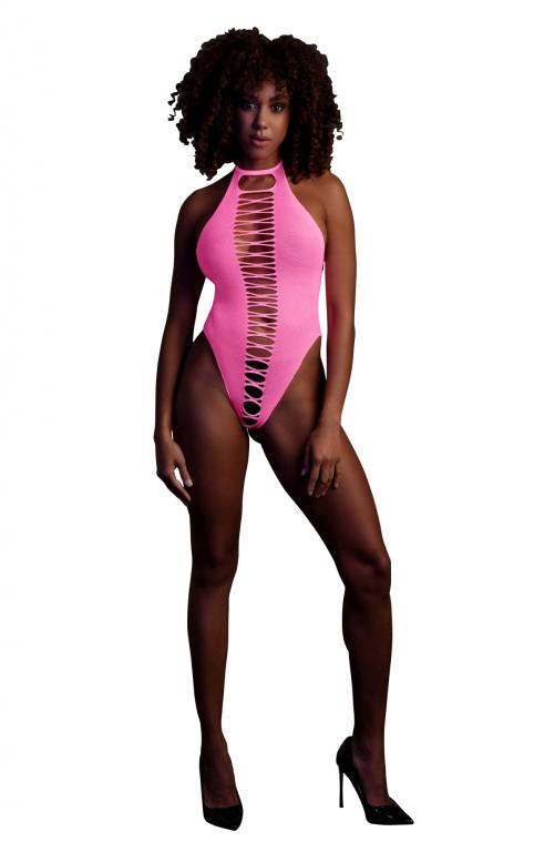 Боди "Ouch Glow In The Dark" розовый неон, XS/XL 